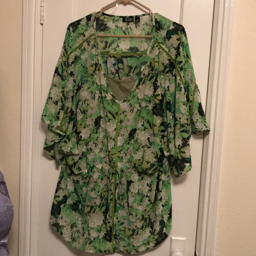 Two piece blouse.